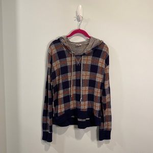 Make + Model plaid lounge hoodie from Nordstrom’s L